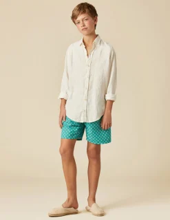 Nicoli Swimwear<GREEN BUTI SWIMSUIT Verde turquesa