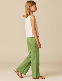 Nicoli Trousers|Denim<GREEN FLAP POCKET JEANS Verdes