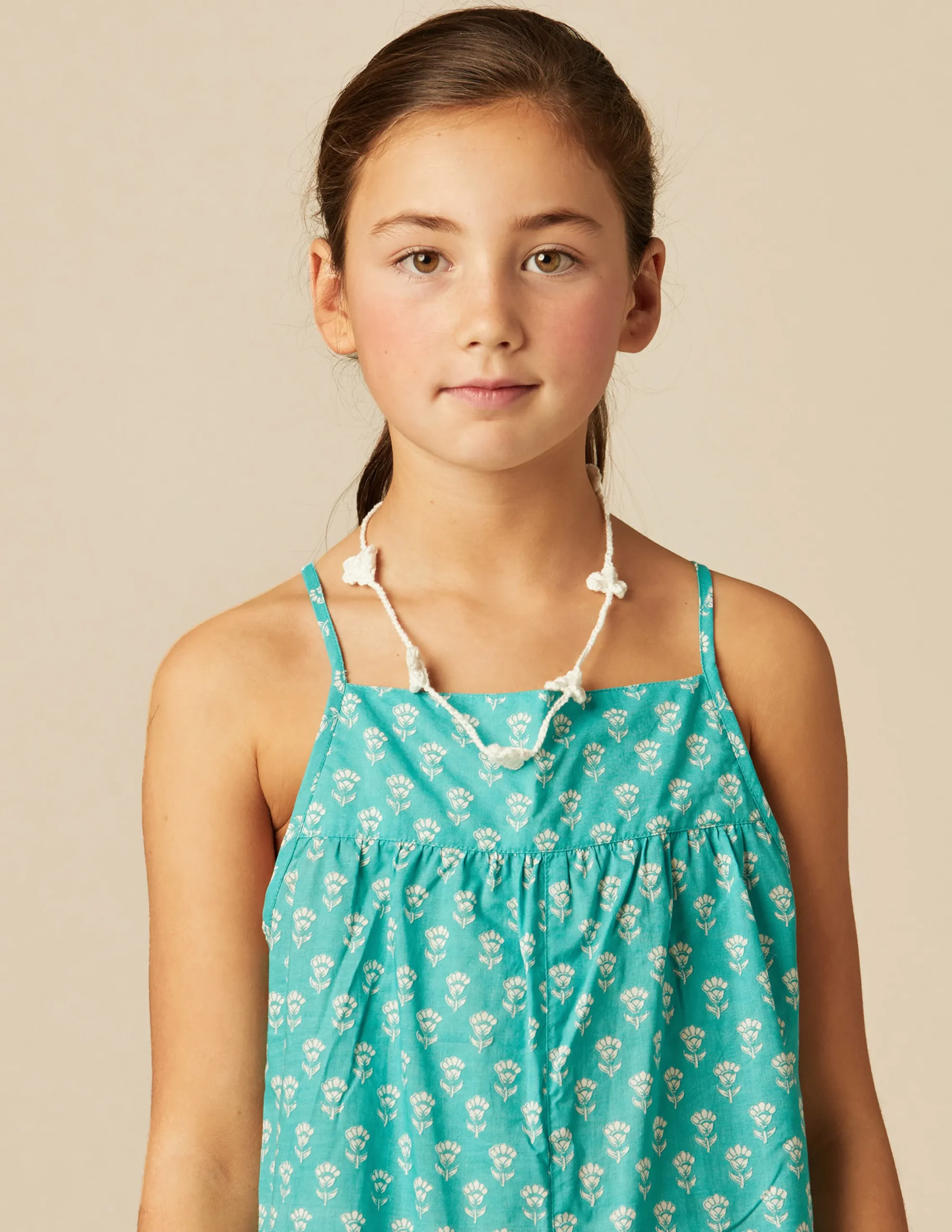 Nicoli Jumpsuits<GREEN FLORAL JUMPSUIT Verde turquesa