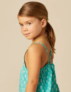 Nicoli Playsuits & Dungarees<GREEN FLORAL JUMPSUIT Verde turquesa