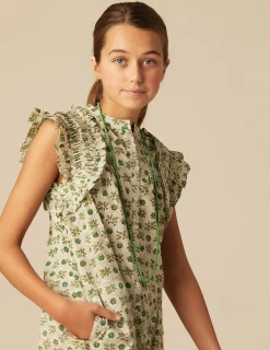 Nicoli Jumpsuits<GREEN FLORAL PLAYSUIT Verdes