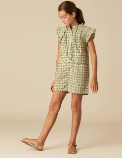 Nicoli Jumpsuits<GREEN FLORAL PLAYSUIT Verdes