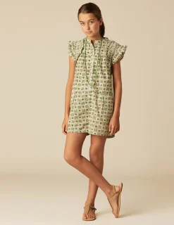 Nicoli Jumpsuits<GREEN FLORAL PLAYSUIT Verdes