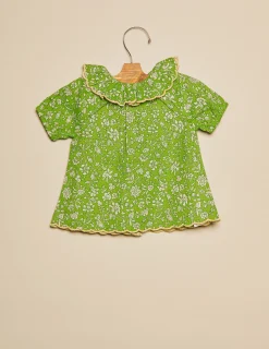 Nicoli Shirts<GREEN FLORAL SHIRT Verdes