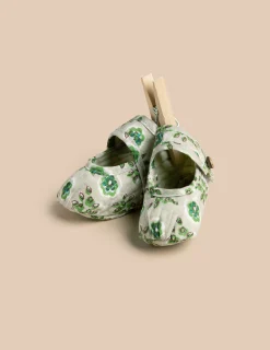 Nicoli Shoes<GREEN FLORAL SHOES Verdes