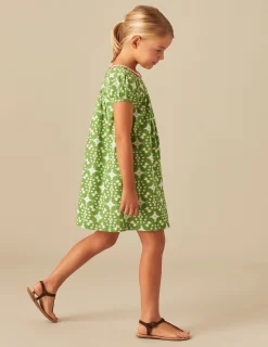 Nicoli Dresses<GREEN IKAT DRESS Verdes