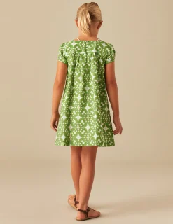 Nicoli Dresses<GREEN IKAT DRESS Verdes