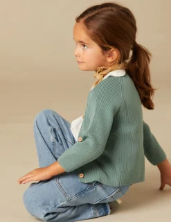 Nicoli Knitwear<GREEN JACKET Verdes claros