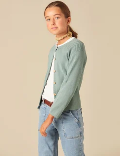 Nicoli Knitwear<GREEN JACKET Verdes claros