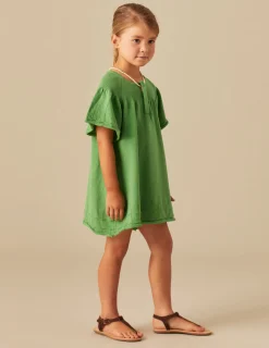 Nicoli Dresses|Knitwear<GREEN KNIT DRESS Verdes