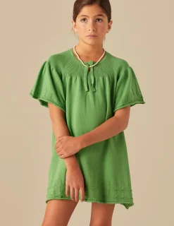 Nicoli Dresses|Knitwear<GREEN KNIT DRESS Verdes