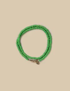 Nicoli Necklaces|Necklaces<GREEN SHORT NECKLACE Rosas