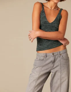 Nicoli Tops<GREEN STRAP TOP Verdes claros