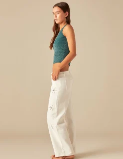 Nicoli Tops<GREEN TOP Verdes claros