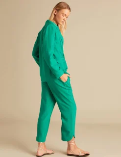 Nicoli Trousers<GREEN TROUSERS Amarillos