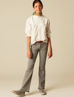 Nicoli Trousers|Denim<GREY FLARED JEANS Grises