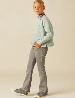 Nicoli Trousers|Denim<GREY FLARED JEANS Grises