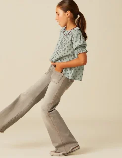 Nicoli Trousers|Denim<Grey Jeans Pockets Azul vaquero