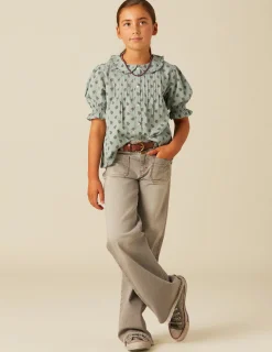 Nicoli Trousers|Denim<Grey Jeans Pockets Azul vaquero