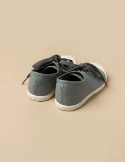 Nicoli Shoes|Shoes<GREY LACE SNEAKERS Grises antracitas
