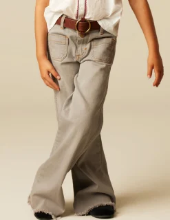 Nicoli Trousers|Denim<GREY POCKETS JEANS Azul vaquero