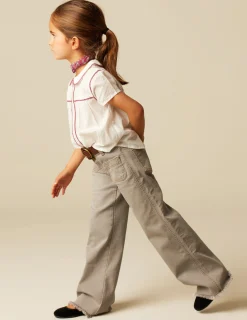 Nicoli Trousers|Denim<GREY POCKETS JEANS Azul vaquero