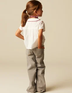 Nicoli Trousers|Denim<GREY POCKETS JEANS Azul vaquero