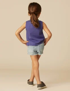 Nicoli T-shirts<INDIGO RUFFLE NECK T-SHIRT Blancos