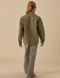 Nicoli Outwear<KHAKI JACKET Verde caza