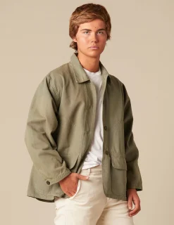 Nicoli Outerwear<KHAKI JACKET Verde caza