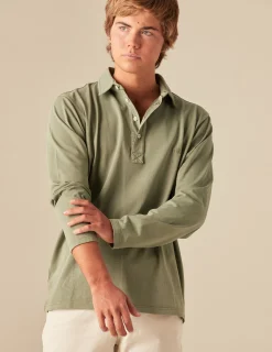 Nicoli Polos<KHAKI POLO SHIRT Fresa