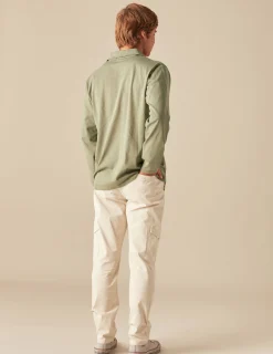 Nicoli Polos<KHAKI POLO SHIRT Fresa