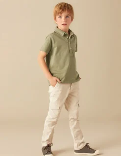 Nicoli Polos<KHAKI POLO SHIRT Fresa