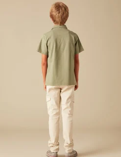 Nicoli Polos<KHAKI POLO SHIRT Fresa