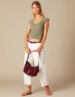 Nicoli T-shirts<KHAKI T-SHIRT Blancos