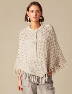 Nicoli Outerwear|Knitwear<KNIT PONCHO Arena