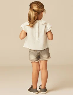 Nicoli Shirts<LACE COLLAR SHIRT Blancos