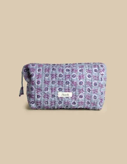 Nicoli Bags & Toiletry bags|Bags & Cases<LARGE BLUE FLORAL VANITY CASE Verdes