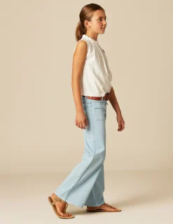 Nicoli Trousers|Denim<LIGHT BLUE FLAP POCKET JEANS Verdes