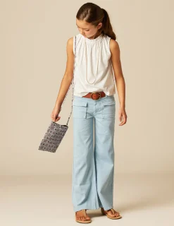 Nicoli Trousers|Denim<LIGHT BLUE FLAP POCKET JEANS Verdes