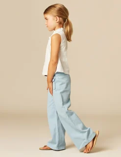 Nicoli Trousers|Denim<LIGHT BLUE FLAP POCKET JEANS Verdes