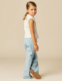 Nicoli Trousers|Denim<LIGHT BLUE FLAP POCKET JEANS Verdes