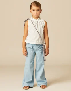 Nicoli Trousers|Denim<LIGHT BLUE FLAP POCKET JEANS Verdes