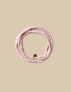 Nicoli Necklaces & Chokers|Necklaces<LIGHT PINK LONG NECKLACE Rosas