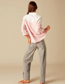 Nicoli Shirts & Blouses<LIGHT PINK WAVE SHIRT Azules claros