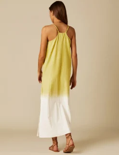 Nicoli Dresses<LIME TIE-DYE DRESS Fresa