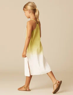 Nicoli Dresses<LIME TIE-DYE DRESS Amarillos