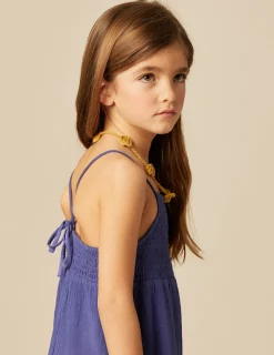 Nicoli Dresses<LONG BLUE DRESS Azules oscuros