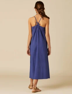 Nicoli Dresses<LONG BLUE DRESS Fresa