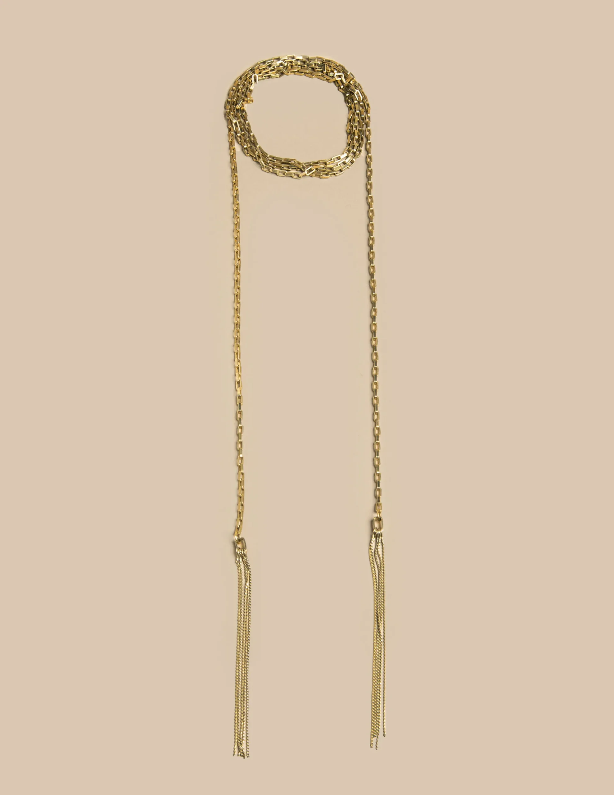 Nicoli Necklaces & Chokers<LONG GOLD CHAIN Dorados